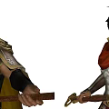Modern Game Character Three Kingdoms Unparalleled Character Man 3d model