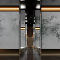 New Chinese Rest Area Rest Hall 3d model