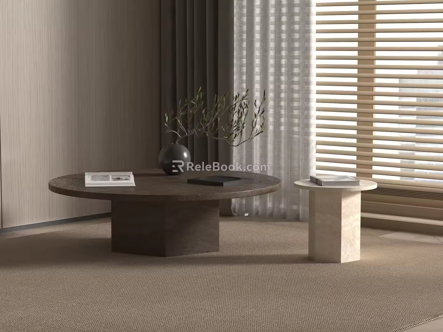 Modern coffee table 3d model