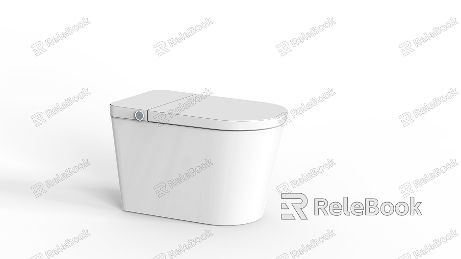 Minimalist Smart Toilet model