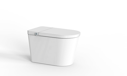 Minimalist Smart Toilet 3d model