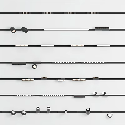 Modern LED Downlights And Spotlights Various Styles For Home Ceiling 3d model