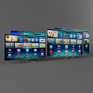 TV series computer display 3d model