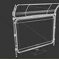Heavy Duty Metal Mesh Fence Barrier With Adjustable Top Panels For Outdoor Security Use