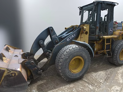 CT34 Utility Vehicle with Heavy Duty Bucket and Large Tires for Construction Tasks 3d model