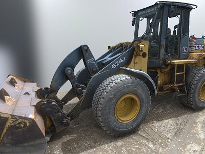 Loader bulldozer 3d model