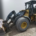 CT34 Utility Vehicle with Heavy Duty Bucket and Large Tires for Construction Tasks