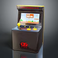 Retro game machine Super Mary large game machine coin-operated game machine 3d model