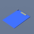 File folder sketch office supplies 3d model