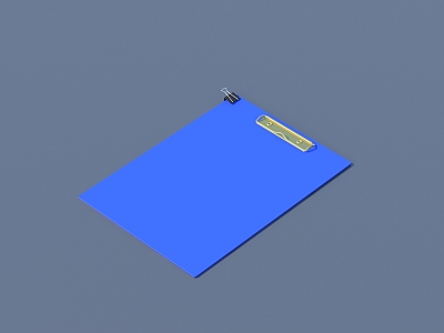 File folder sketch office supplies 3d model