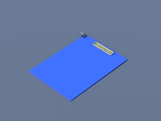 File folder sketch office supplies 3d model