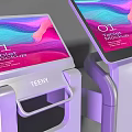 Public Facility Self Service Kiosks With Vibrant Display Screens And Modern Design