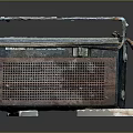Vintage Marshall Radio Classic Retro Electronic Appliance With Metal Body Design