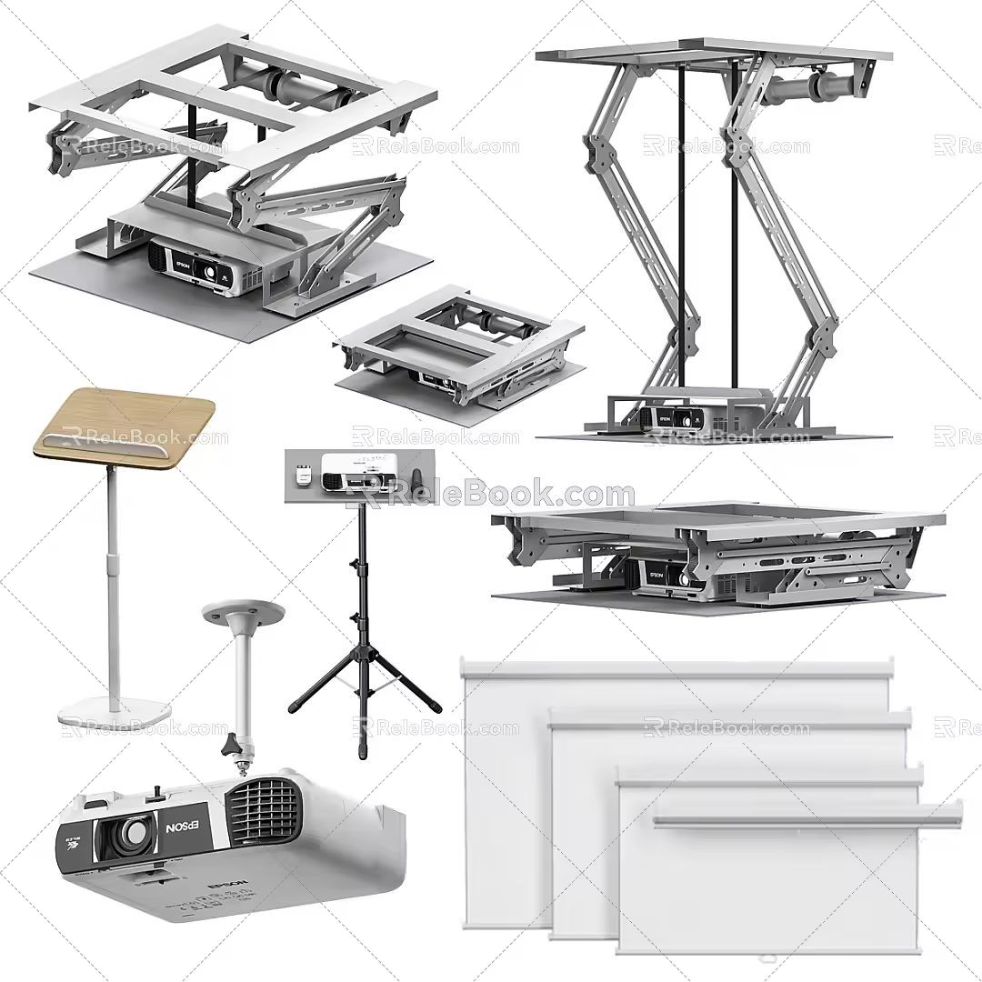 Modern Projector 3d model