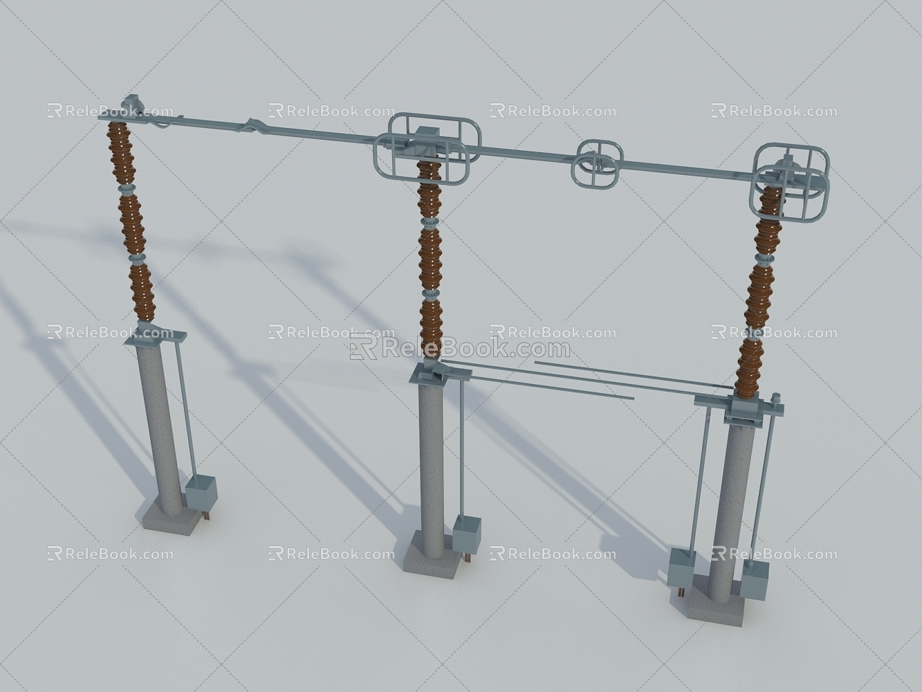 Substation equipment KV500 DS 3C 3d model