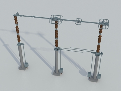 Substation equipment KV500 DS 3C 3d model