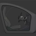 Premium Automotive Interior Components With Steering Wheel Seats Dashboard And Console