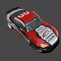 Functional Racing Car With High Performance Features And HAMROCK Sponsor Logos 3d model