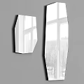 Sleek Modern Mirror With Minimalist Design For Living Room Wall Decoration