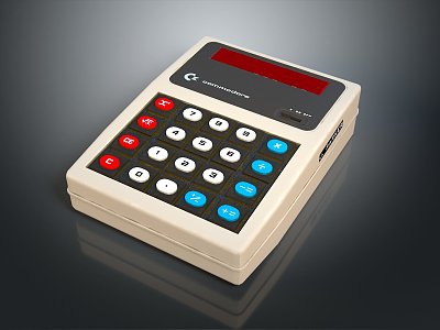 Modern Calculator Electronic Calculator Casio Calculator 3d model