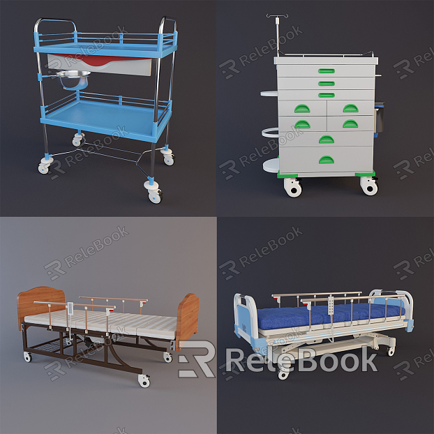 Modern hospital bed hospital cart push bed model