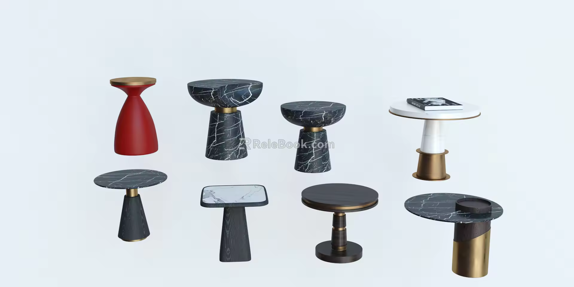 Modern round several sides several 3d model