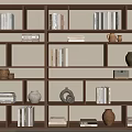 Modern Bookshelf 3d model