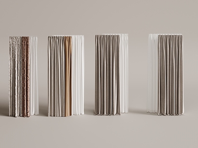 Curtains 3d model