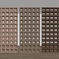 Silent wind screen partition 3d model