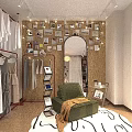 Cozy Modern Women Clothing Store Interior With Comfy Seating And Fashionable Garment
