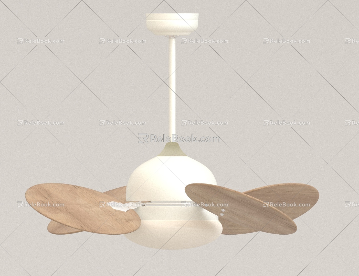 fan ceiling ins ceiling fan 3d model