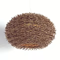Handcrafted Natural Brown Twig Irregular Pendant Light For Modern Home Decor