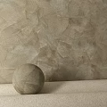 Decorative Textured Concrete Sphere Component For Modern Interior Design