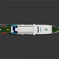 BALEARIA Modern Boat Design With White Turquoise Hull And Brand Logo