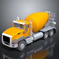 Yellow Toy Concrete Mixer Truck For Kids Playtime And Collection