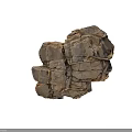 Natural Wood Stone Decorative Rocks With Rustic Texture And Varied Shapes For Design Projects
