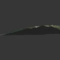Mountainous Terrain With Lush Green Vegetation Blue Water Body Valley And Topographic Details
