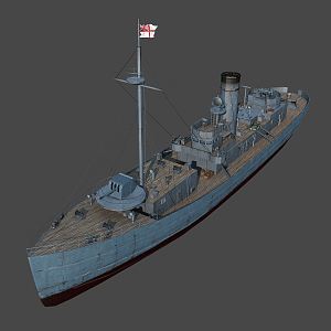 Modern Frigate Royal Frigate 3d model