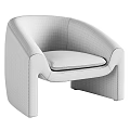 Comfortable Modern Leisure Chair With Ottoman And Four Color Options