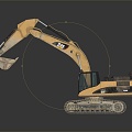 Forklift Earth-shoveling truck 3d model