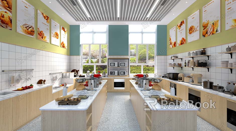 Modern Baking Room Baking Classroom model