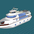 Modern Yacht 3d model