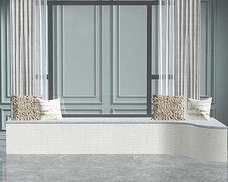 Modern Bay Window 3d model