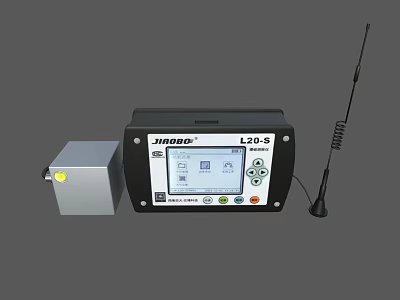 JIRONG L20 S Industrial Equipment With Display Screen Antenna Control Box And Interface 3d model