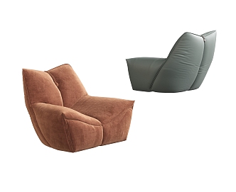 Modern Sofa Chair Single Chair Leisure Chair 3d model