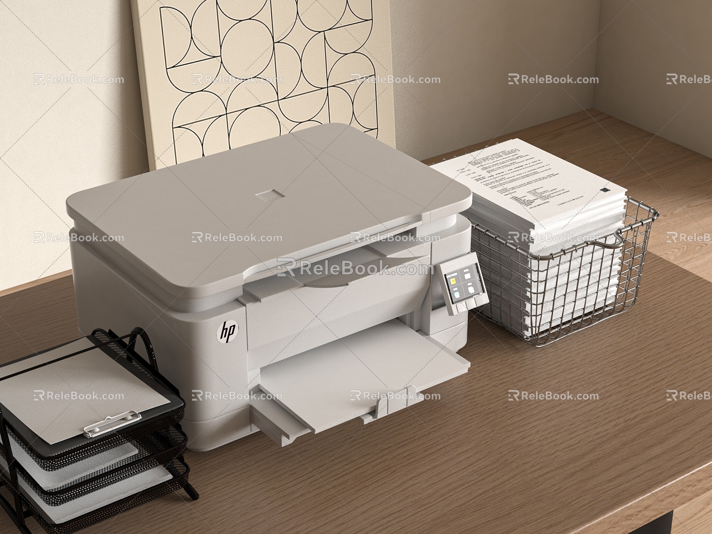 printer copier paper shredder 3d model