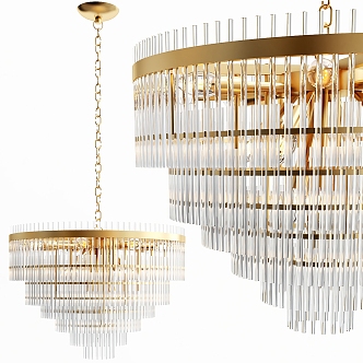 Modern Chandelier 3d model