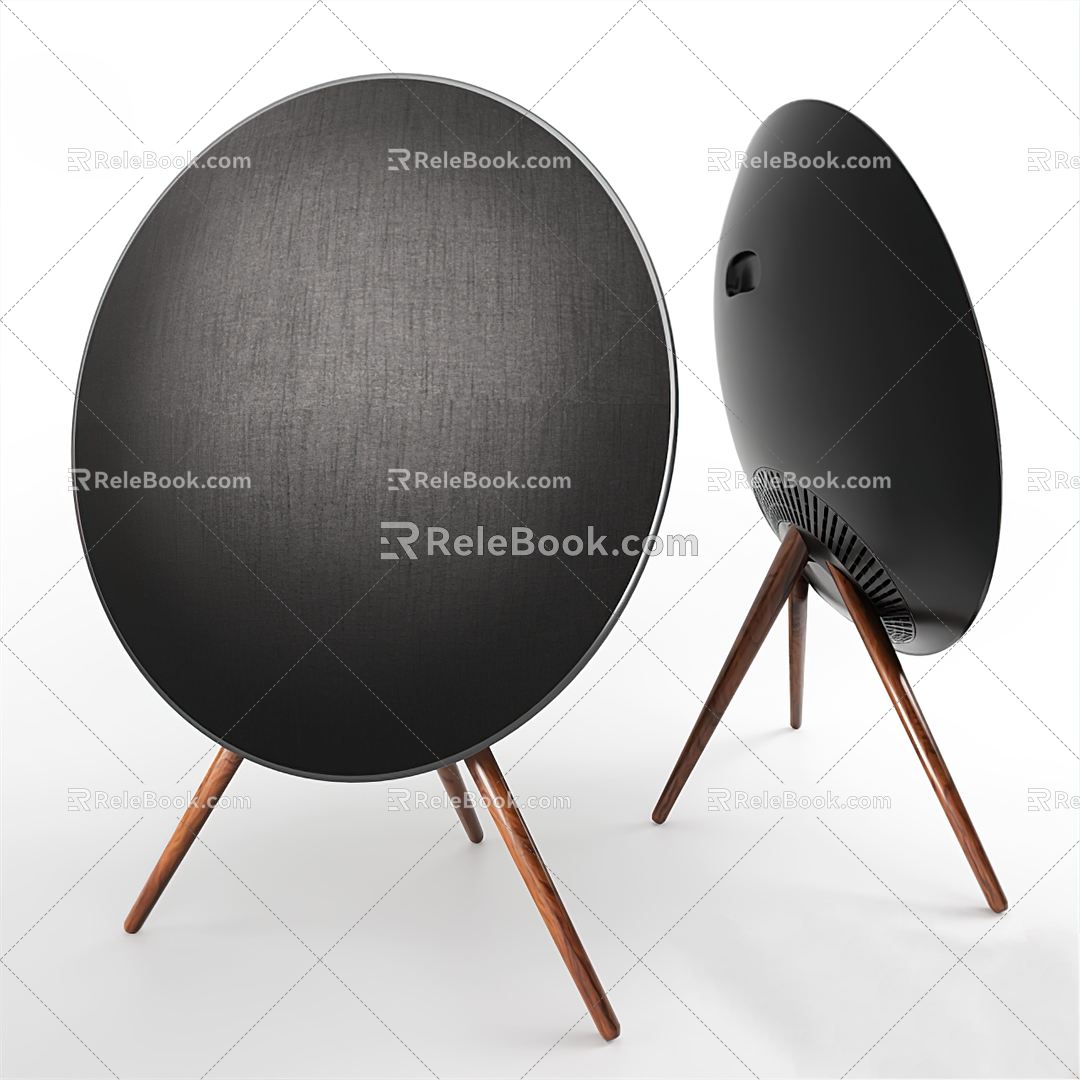 Modern sound speaker system 3d model