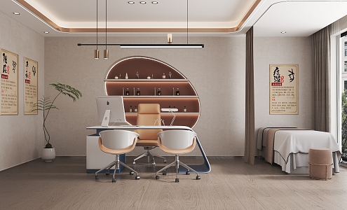 Consultation Room Design 3d model