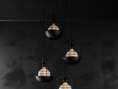 Industrial LOFT chandelier model